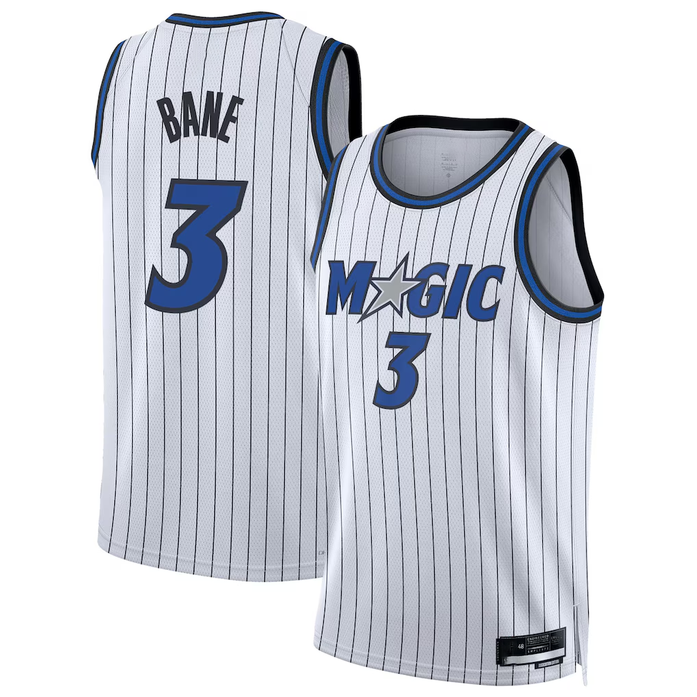 Fenge O.Magic #3 Desmond Bane White Swingman Player Jerseys - Association Edition