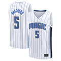 Fenge O.Magic #5 Paolo Banchero  White Fast Break Replica Player Jerseys - Association Edition