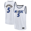 Fenge O.Magic #5 Paolo Banchero  White Fast Break Replica Player Jerseys - Association Edition