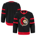Fenge O.Senators Black Home Authentic Pro Jerseys
