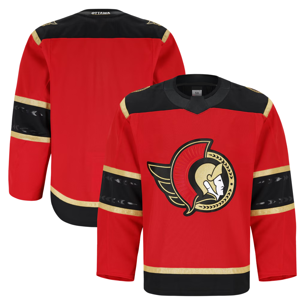 Fenge O.Senators Red Alternate Authentic Pro Jerseys