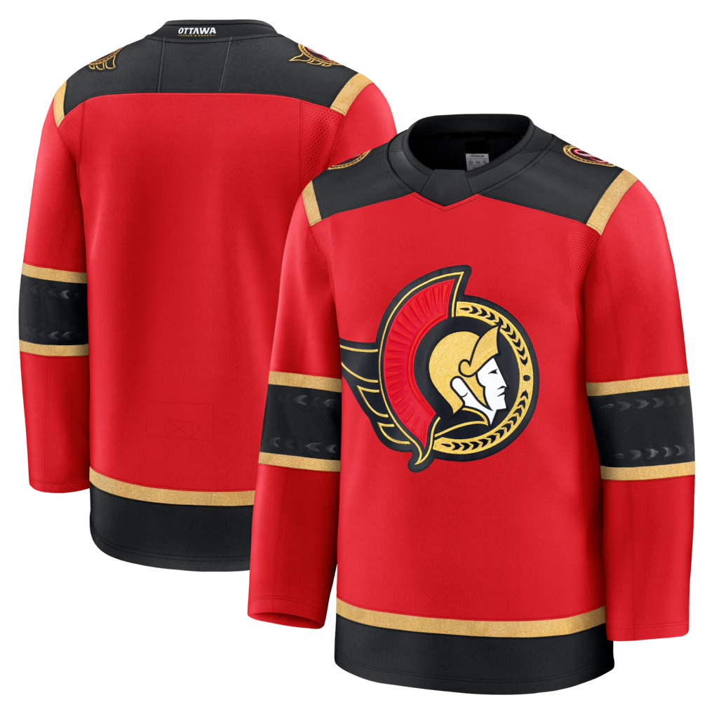 Fenge O.Senators Red Alternate Premium Jerseys