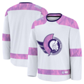 Fenge O.Senators White 2024 Hockey Fights Cancer Practice Jerseys