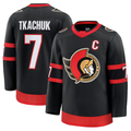 Fenge O.Senators #7 Brady Tkachuk Black Home Premium Jerseys