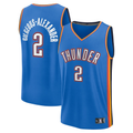 Fenge OC.Thunder #2 Shai Gilgeous-Alexander Blue Fast Break Replica Player Stitched Stitched Jerseys-Icon Edition