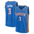Fenge OC.Thunder #3 Jared McCain Blue Fast Break Replica Stitched Jerseys - Icon Edition