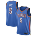 Fenge OC.Thunder #5 Luguentz Dort Blue Swingman Player Stitched Jerseys - Icon Edition
