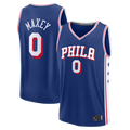 Fenge P.76ers #0 Tyrese Maxey  Royal Fast Break Replica Player Jerseys - Icon Edition