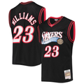 Fenge P.76ers #23 Lou Williams Mitchell & Ness Black 2005-06 Hardwood Classics Swingman Jerseys