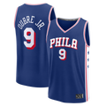 Fenge P.76ers #9 Kelly Oubre Jr.  Blue Fast Break Jerseys - Icon Edition