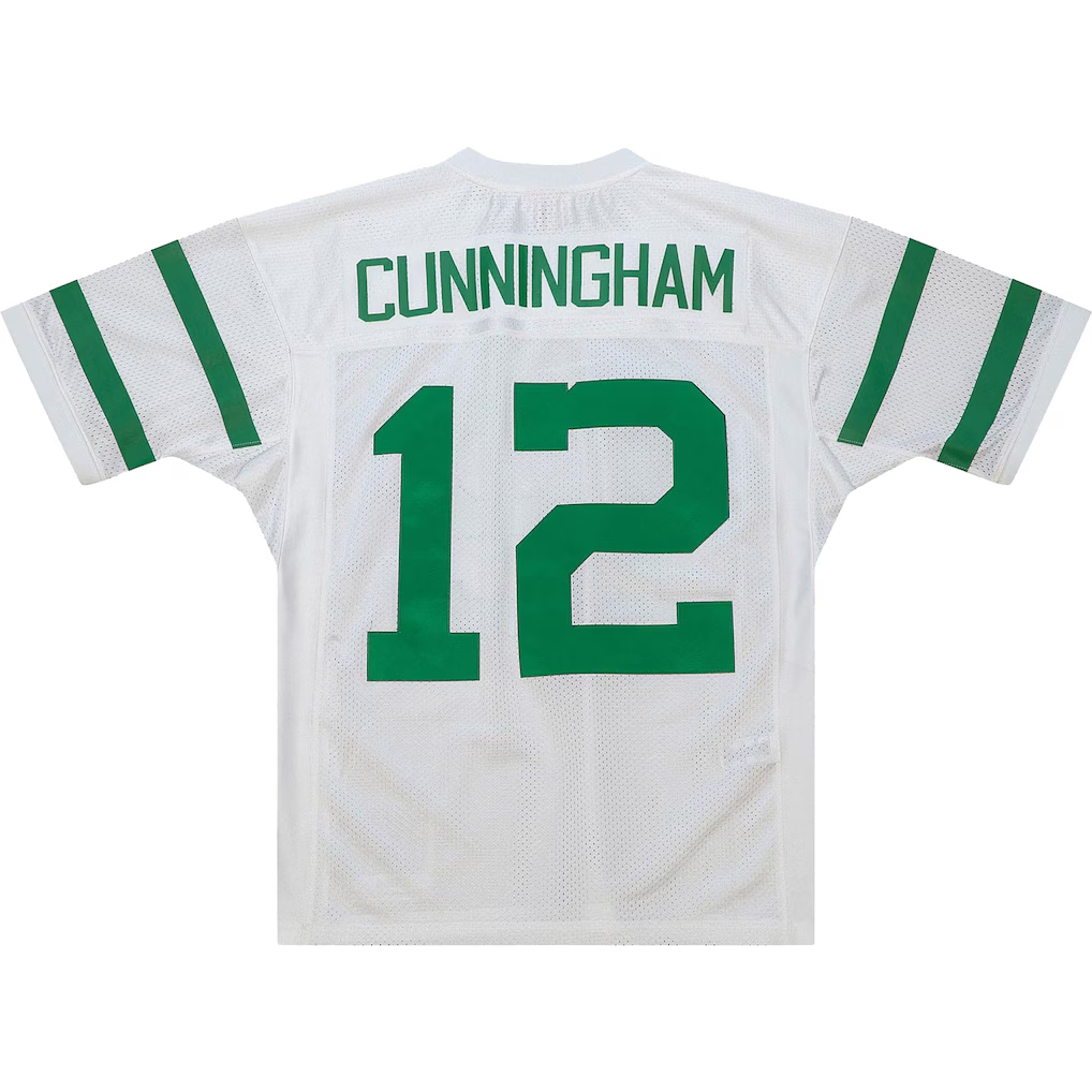 Fenge P.Eagles 1994 #12 Randall Cunningham Mitchell & Ness White Authentic Throwback Retired Player Stitched Puhic Jersey