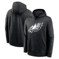 Fenge P.Eagles Black LOGO Pullover Hoodies Home Game Stitched Jerseys
