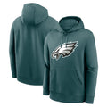 Fenge P.Eagles Midnight Green Performance Pullover Hoodies Home Game Blank Player Stitched Jerseys
