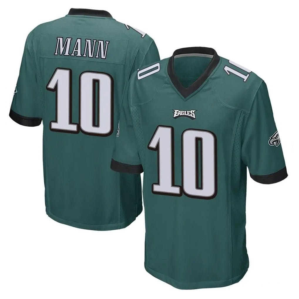 Fenge P.Eagles #10 Braden Mann Player Team Color Green Home Game Stitched Jerseys