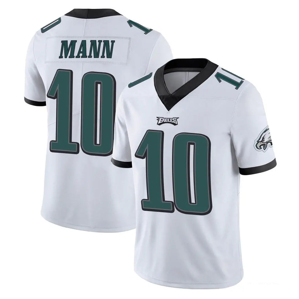 Fenge P.Eagles #10 Braden Mann Player White Limited Vapor Untouchable Home Game Stitched Jerseys