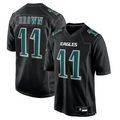 Fenge P.Eagles #11 A.J. Brown Player Black Fashion Game Stitched Jerseys