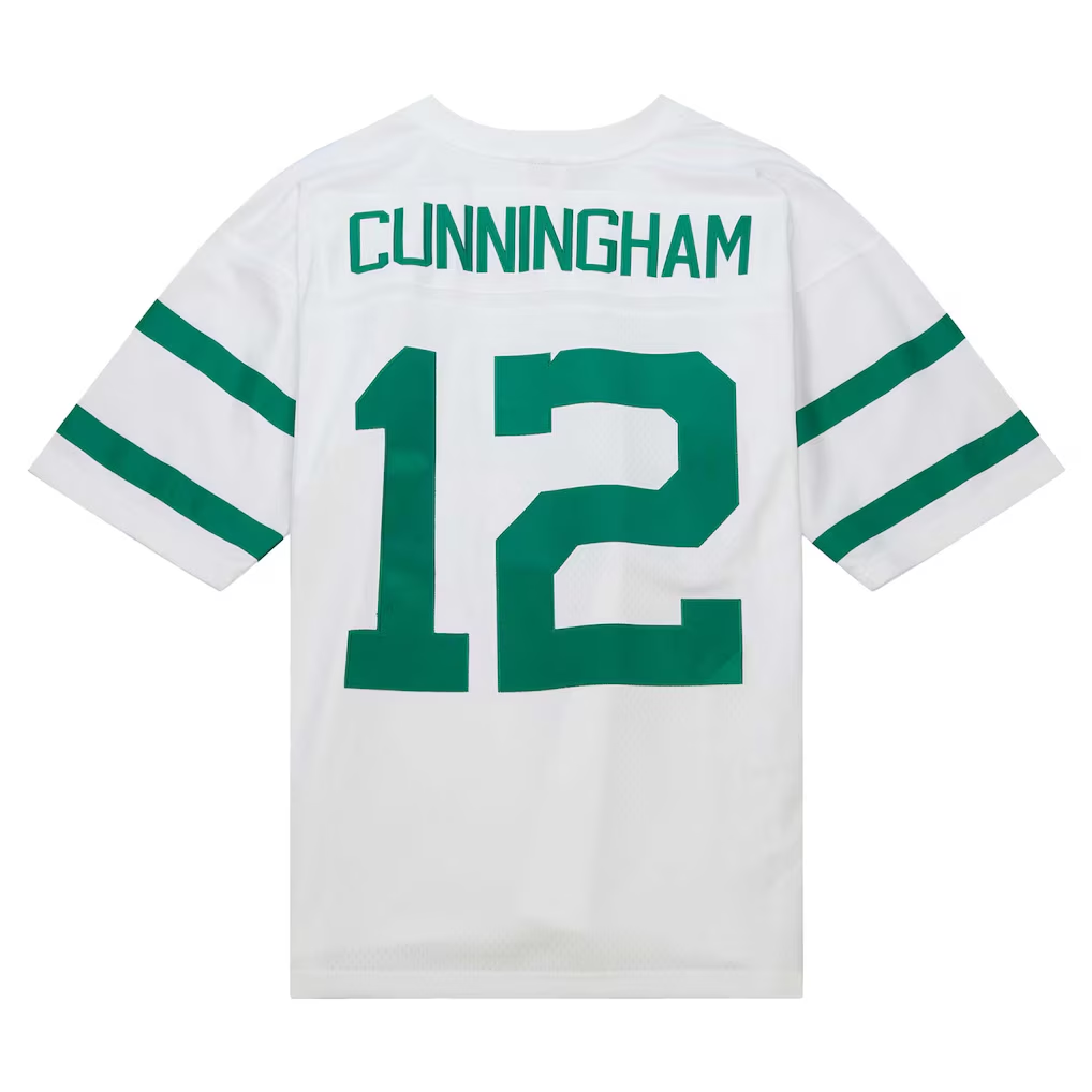 Fenge P.Eagles #12 Randall Cunningham Mitchell & Ness White Legacy Replica Jersey