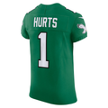 Fenge P.Eagles #1 Jalen Hurts Kelly Green Alternate Vapor F.U.S.E. Elite Stitched Jerseys