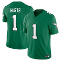 Fenge P.Eagles #1 Jalen Hurts Player Kelly Green Vapor F.U.S.E. Limited Stitched Jerseys