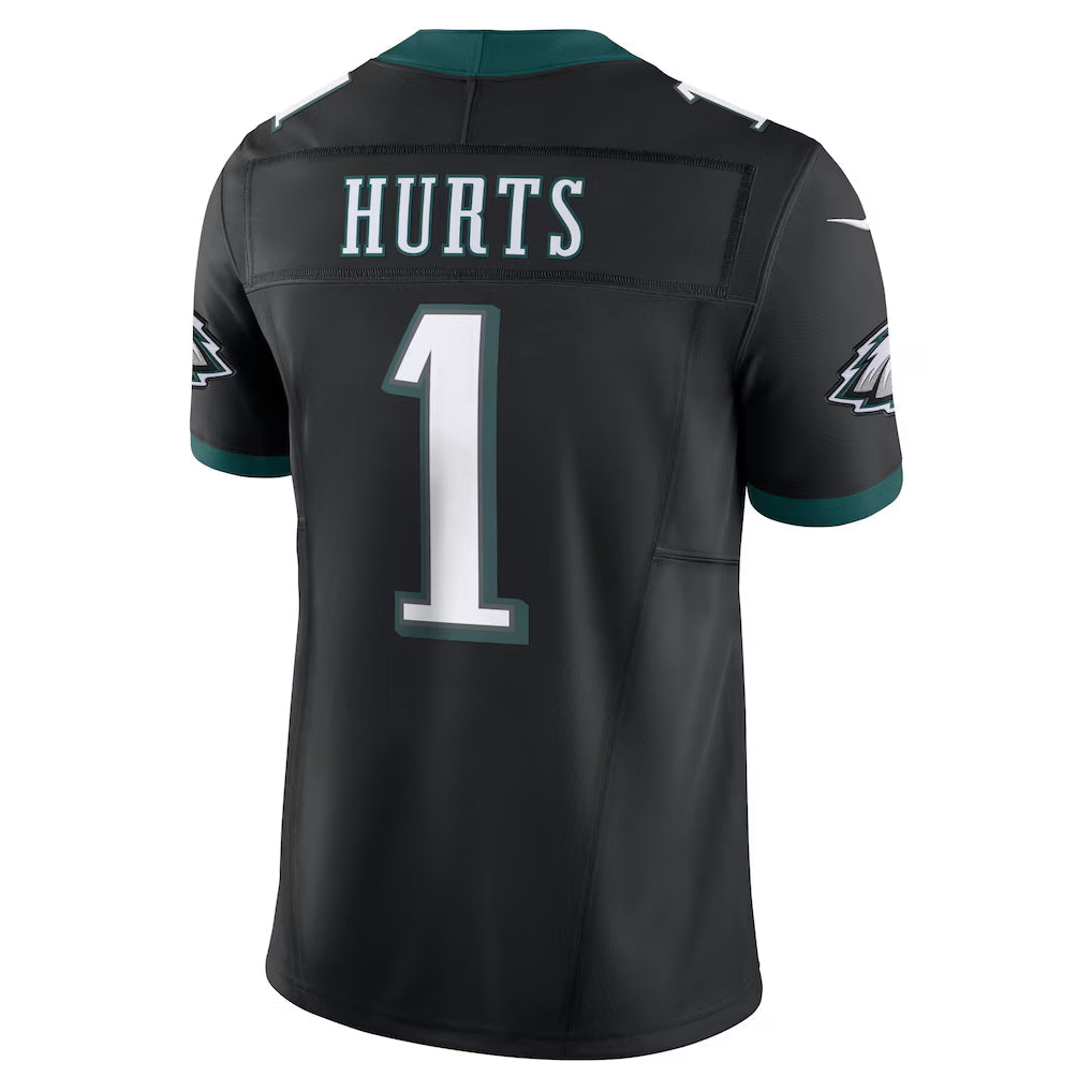 Fenge P.Eagles #1 Jalen Hurts Player Limited Black Vapor F.U.S.E. Stitched Jerseys