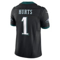 Fenge P.Eagles #1 Jalen Hurts Player Limited Black Vapor F.U.S.E. Stitched Jerseys