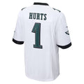 Fenge P.Eagles #1 Jalen Hurts Player White Game Stitched Jersey