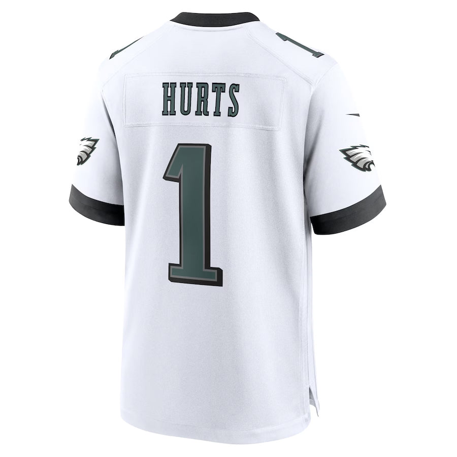 Fenge P.Eagles #1 Jalen Hurts Player White Home Game Stitched Jerseys