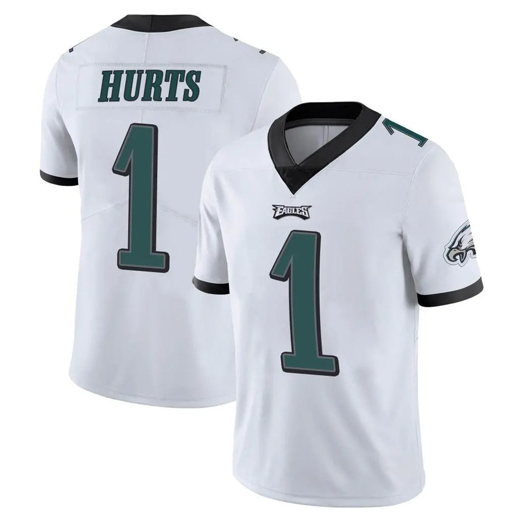 Fenge P.Eagles #1 Jalen Hurts Player White Limited Vapor Untouchable Home Game Stitched Jerseys