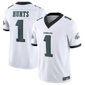 Fenge P.Eagles #1 Jalen Hurts Player White Vapor F.U.S.E. Limited Stitched Jerseys