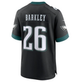 Fenge P.Eagles #26 Saquon Barkley Black Alternate Game Jersey Stitched American Stitched Jersey
