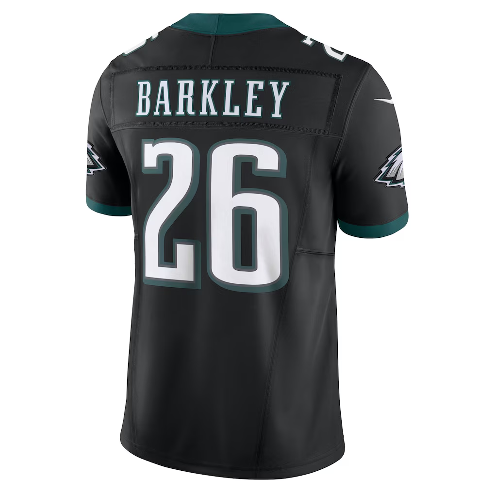 Fenge P.Eagles #26 Saquon Barkley Black Vapor F.U.S.E. Limited Stitched Jerseys