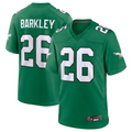 Fenge P.Eagles #26 Saquon Barkley Green Alternate Game Stitched American Stitched Jerseys