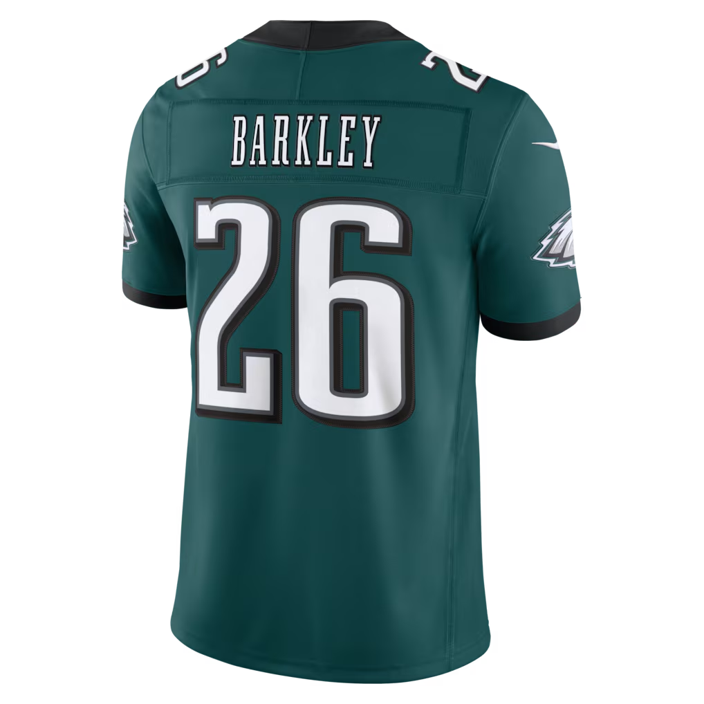 Fenge P.Eagles #26 Saquon Barkley Midnight Green Team Vapor F.U.S.E. Stitched Limited Jerseys