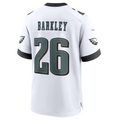 Fenge P.Eagles #26 Saquon Barkley Midnight White Game Player Jersey Stitched American Stitched Jersey