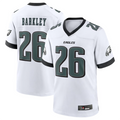 Fenge P.Eagles #26 Saquon Barkley Midnight White Game Player Stitched American Stitched Jerseys