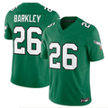Fenge P.Eagles #26 Saquon Barkley Player Kelly Green Vapor F.U.S.E. Limited Stitched Jerseys