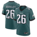 Fenge P.Eagles #26 Saquon Barkley Player Midnight Green Game Stitched Jerseys