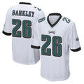 Fenge P.Eagles #26 Saquon Barkley Player White Home Game Stitched Jerseys