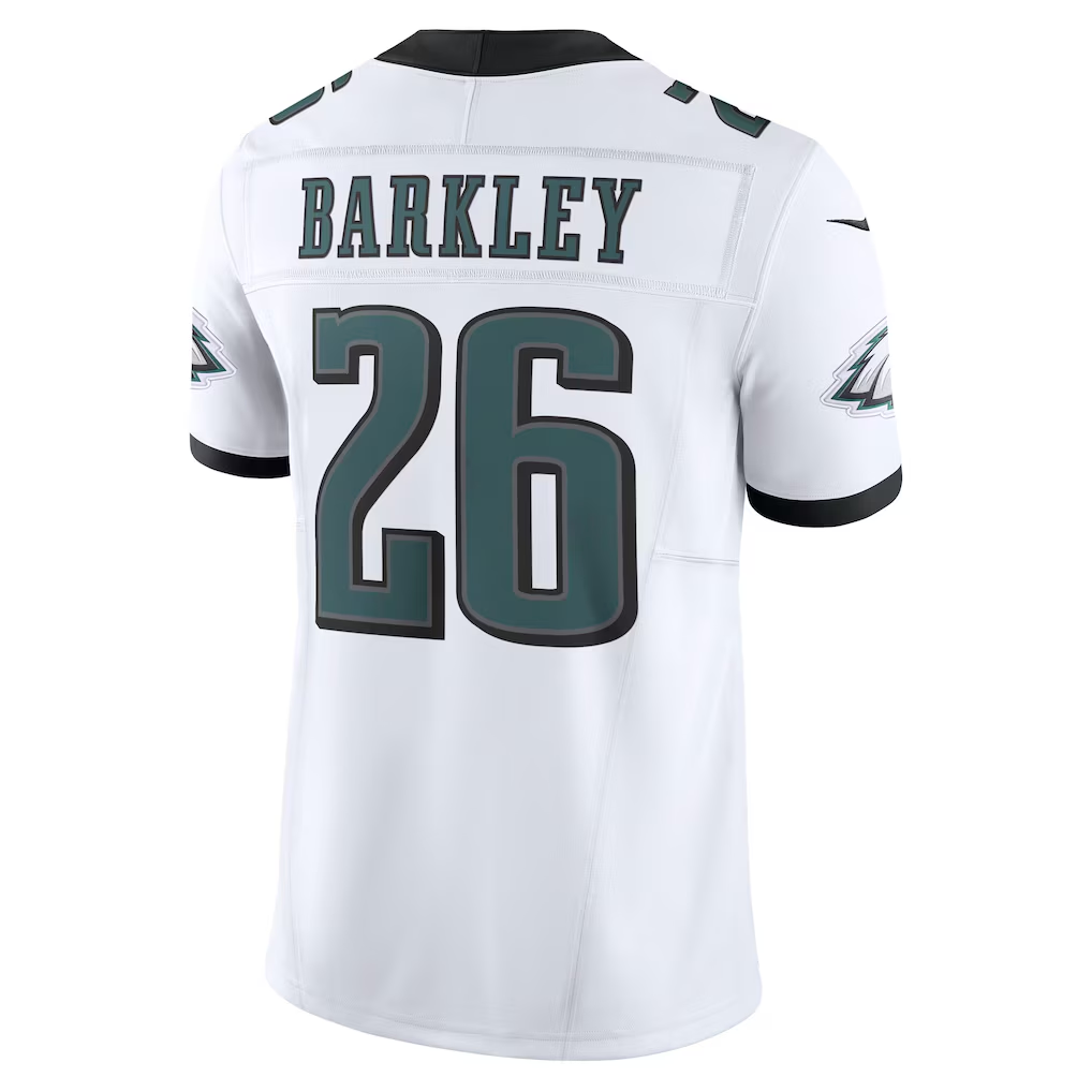 Fenge P.Eagles #26 Saquon Barkley White Vapor F.U.S.E. Limited Stitched Jerseys