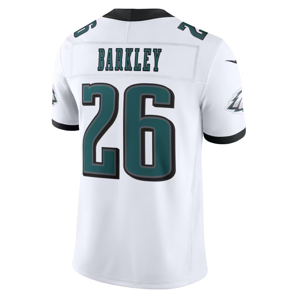 Fenge P.Eagles #26 Saquon Barkley White Vapor F.U.S.E. Stitched Limited Jerseys