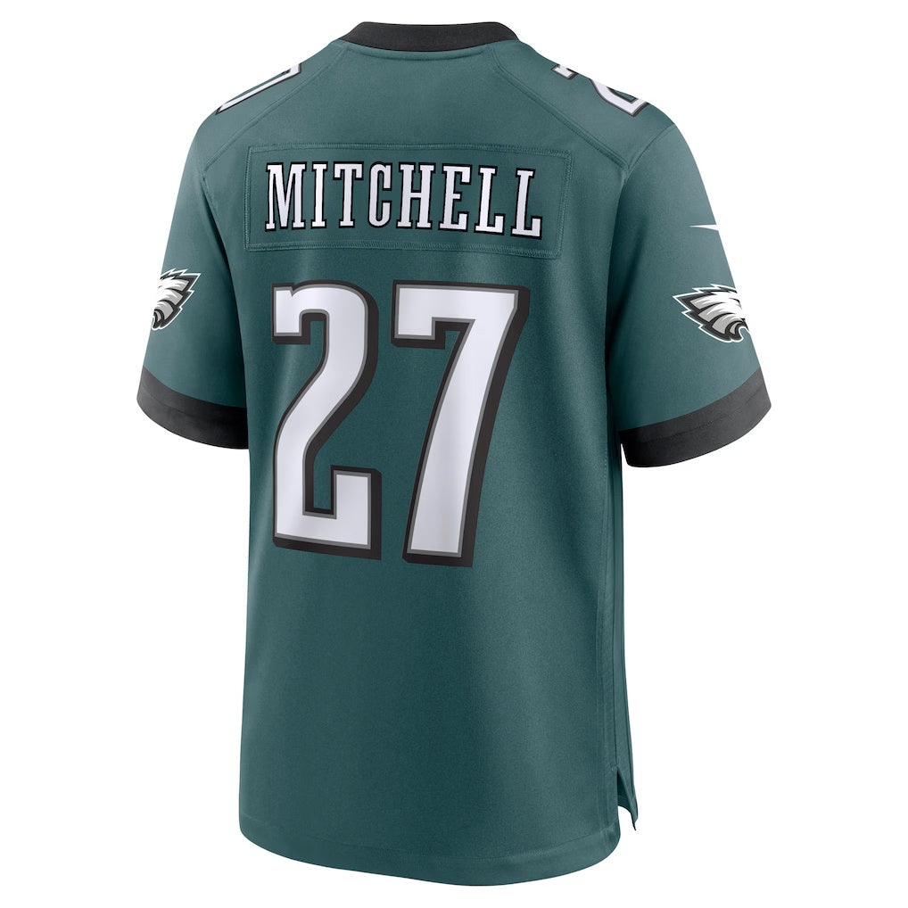 Fenge P.Eagles #27 Quinyon Mitchell Midnight Green Player Game Stitched Jerseys