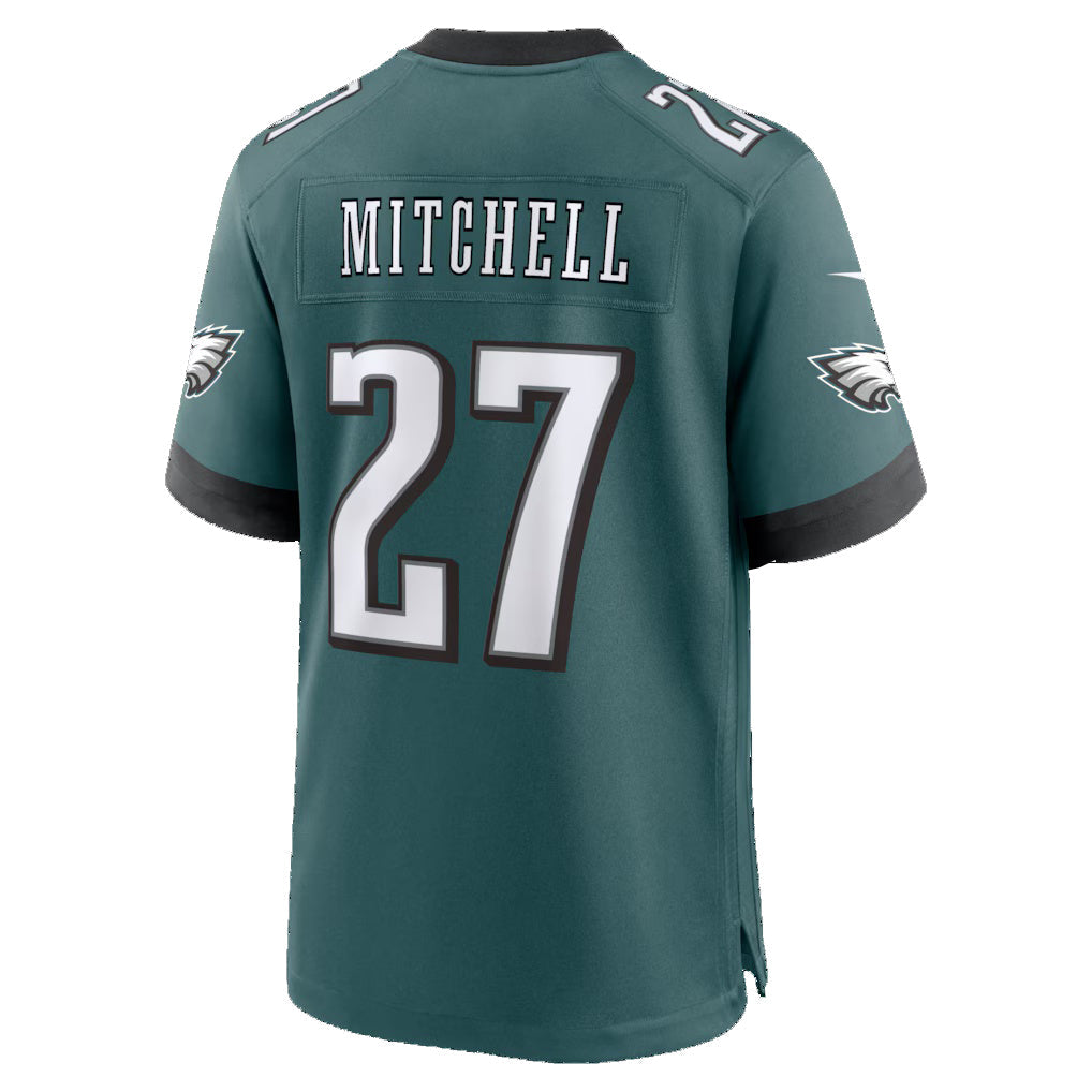 Fenge P.Eagles #27 Quinyon Mitchell Midnight Green Team Game Stitched Jerseys