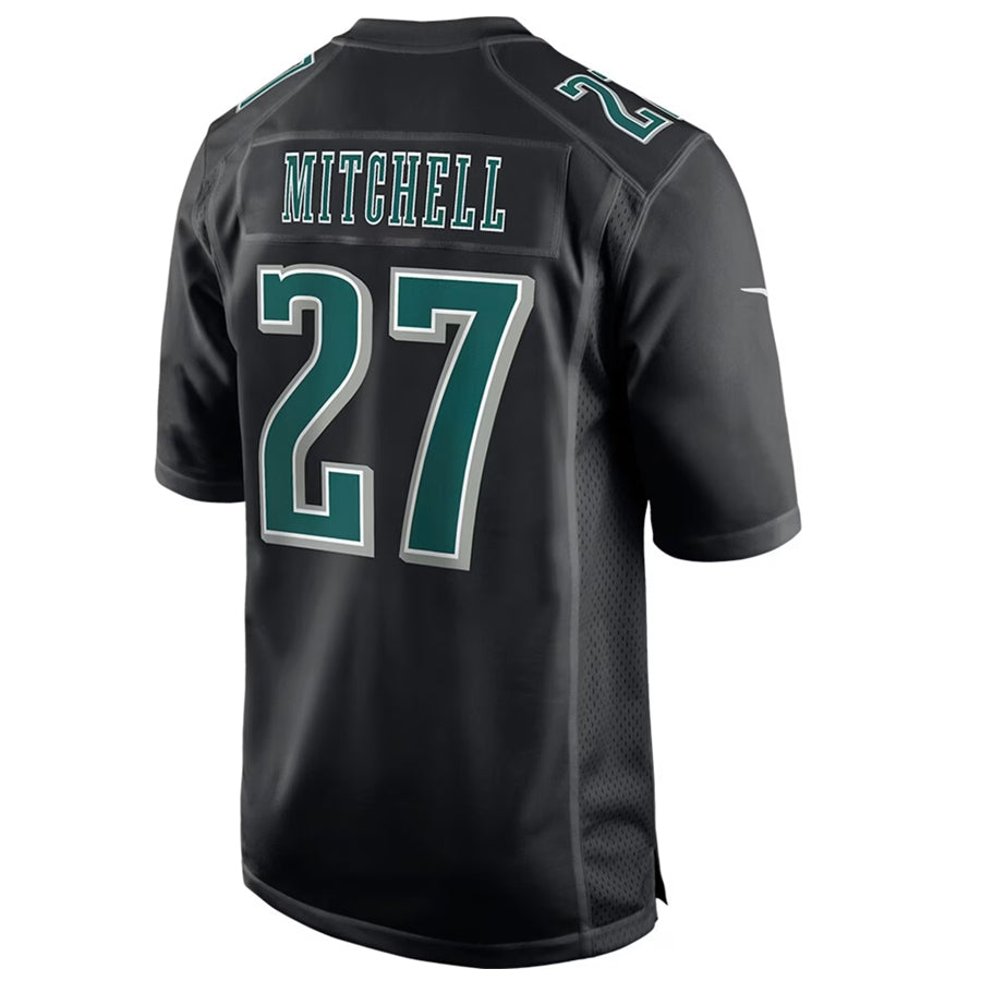 Fenge P.Eagles #27 Quinyon Mitchell Player Black Fashion Game Stitched Jerseys