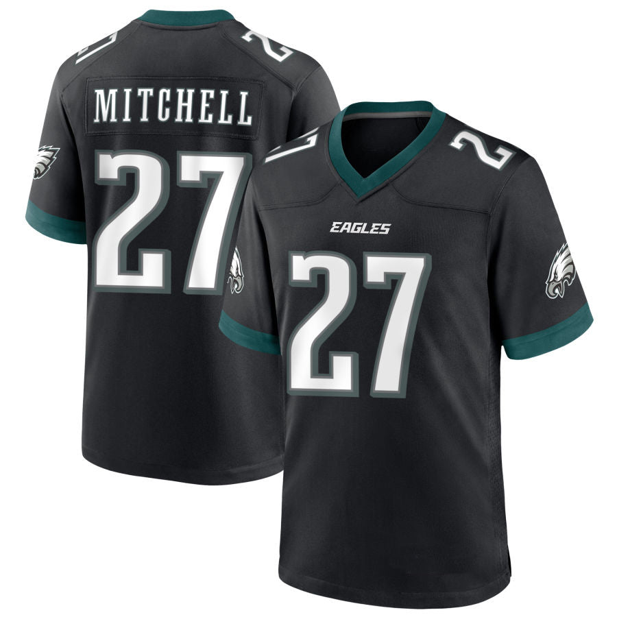 Fenge P.Eagles #27 Quinyon Mitchell Player Black Home Game Stitched Jerseys
