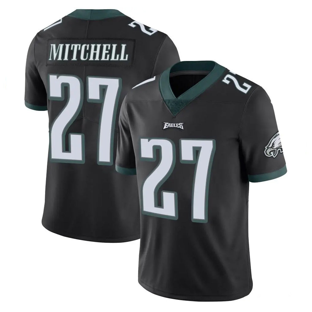 Fenge P.Eagles #27 Quinyon Mitchell Player Black Limited Vapor Untouchable Home Game Stitched Jerseys