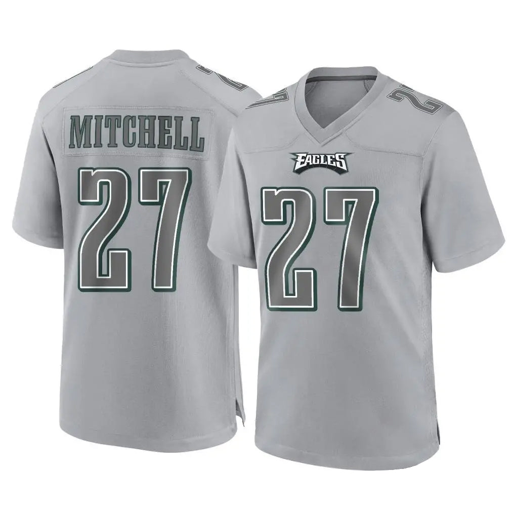 Fenge P.Eagles #27 Quinyon Mitchell Player Gray Atmosphere Fashion Home Game Stitched Jerseys