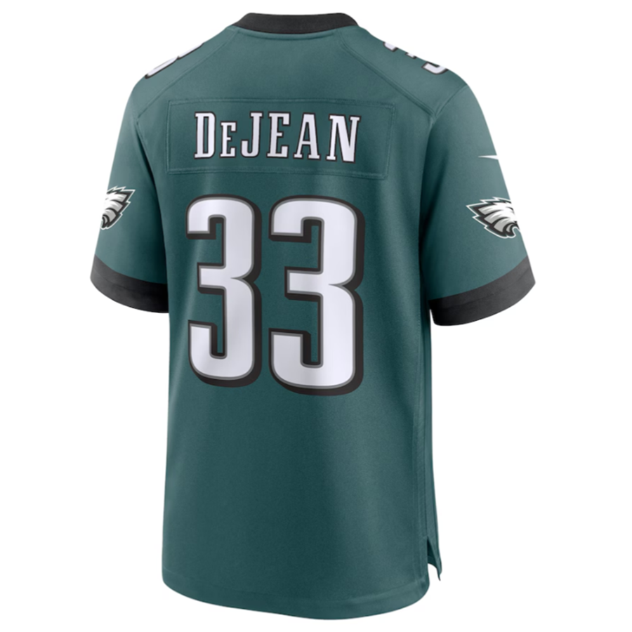 Fenge P.Eagles #33 Cooper DeJean Green 2024 Draft Alternate Player Game Jersey Stitched American Stitched Jersey