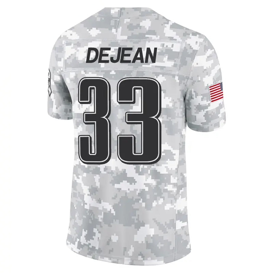 Fenge P.Eagles #33 Cooper DeJean Player Arctic Camo Salute to Service Limited Stitched Jerseys