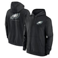 Fenge P.Eagles #33 Cooper DeJean Player Black Military Hoodie Game Stitched Jerseys