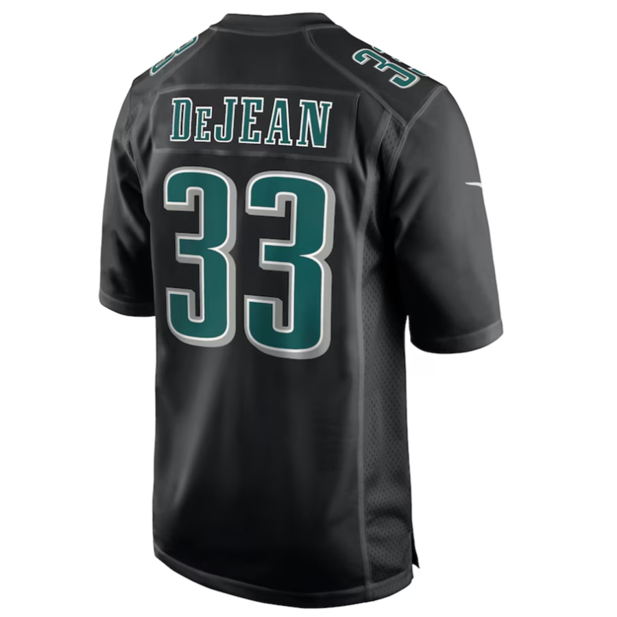 Fenge P.Eagles #33 Cooper DeJean Player Carbon Black Super Bowl LIX Fashion Game Player Stitched Jersey